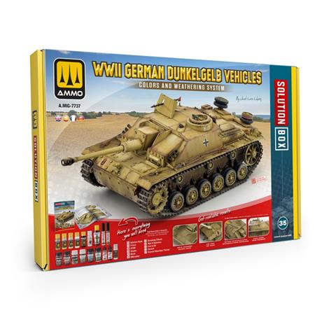 WWII German Dunkelgelb Vehicles - SOLUTION BOX 35