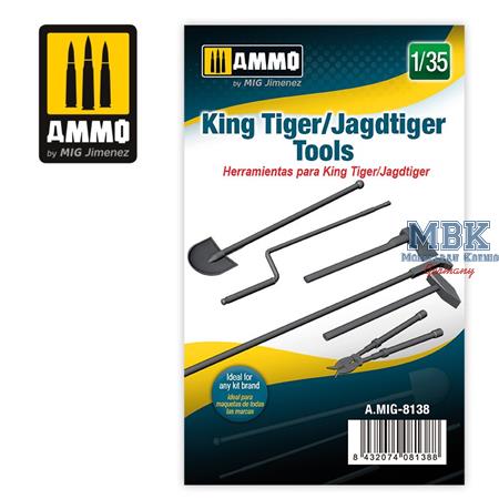 1/35 King Tiger/ Jagdtiger Tools