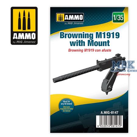 1/35 Browning M1919 with Mount