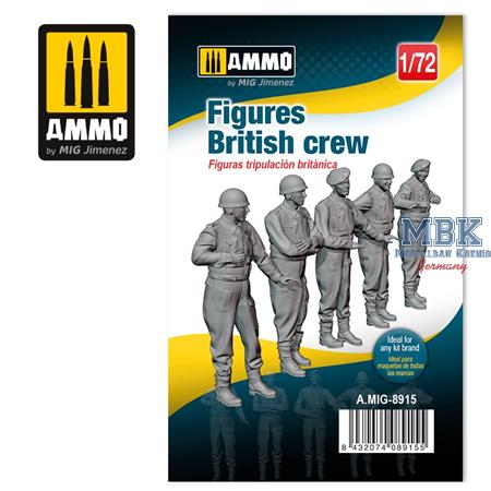 Figures British crew 1/72