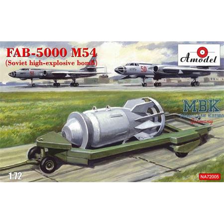FAB-5000 M54 Soviet High explosive Bomb