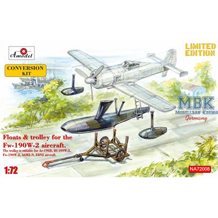 Floats & Trolley for Fw-190 W-2 Aircraft
