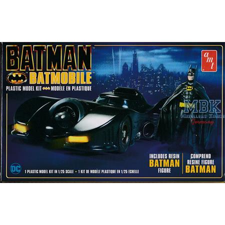 Batman 1989 Batmobile and Batman figure