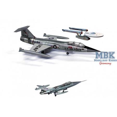 Star Trek F-104 Starfighter (+ Mini Enterprise)