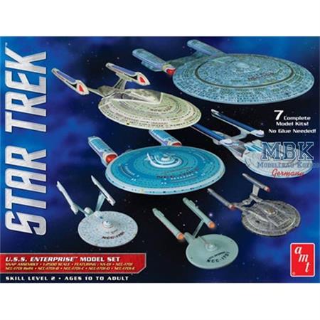 Star Trek U.S.S. Enterprise Model Set (7 Modelle)