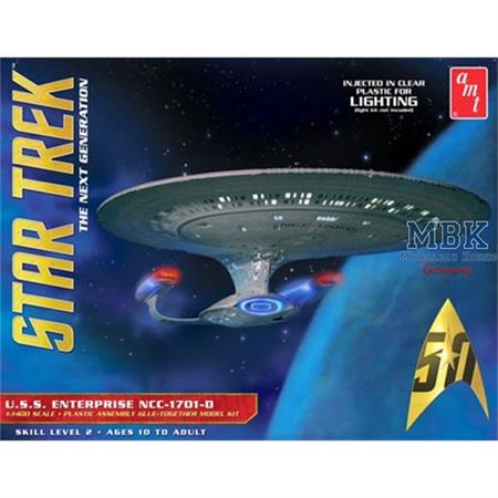 Star Trek U.S.S. Enterprise 1701-D (Clear Edition)