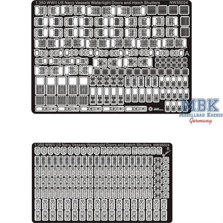 WWII US Navy vessels watertight doors and hatch sh