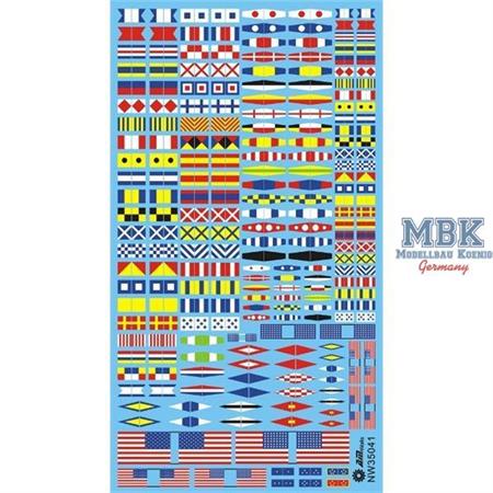 US NAVY Flags and Pennants (small sizes also suits