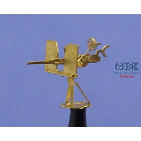WWII USN Oerlikon 20mm AA Guns Twin (10) Single (1
