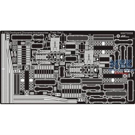 Dockyard Diorama Accessories - Train set 1