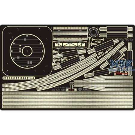 Railroad Tracks and Turn Table Pack
