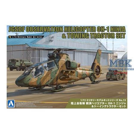 JGSDF OH-1 NINJA w/ UTILITY VEHICLE SET