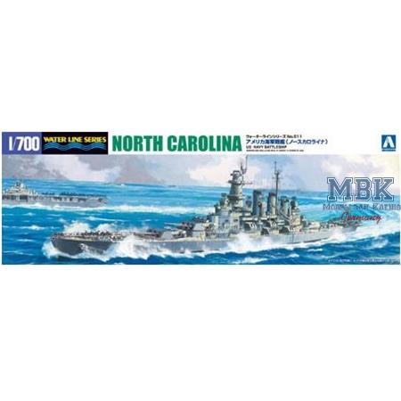 U.S. Navy Battleship USS North Carolina BB55 1944