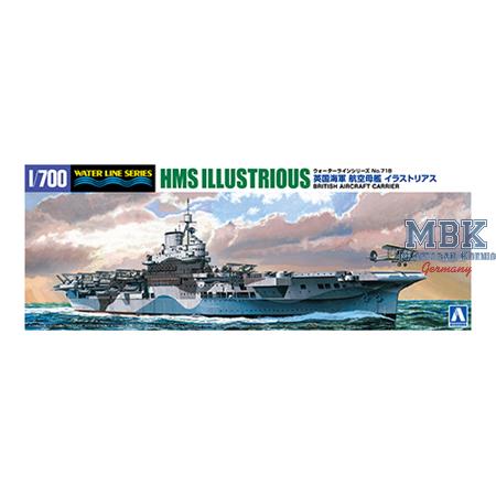 Br. Aircr. Carrier HMS ILLUSTRIOUS (Waterline 718)