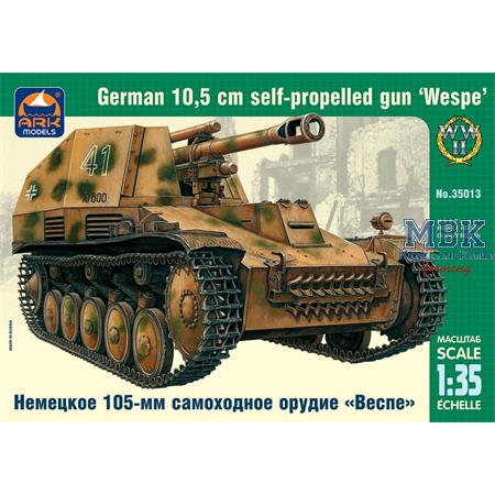 German 10,5cm self-prop gun Wespe
