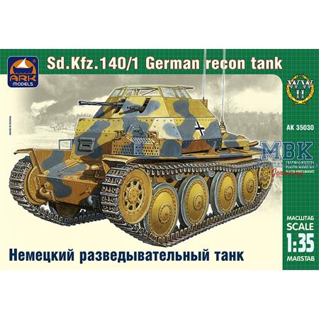 Ger. reconnaissance tank Sd. Kfz. 140/1