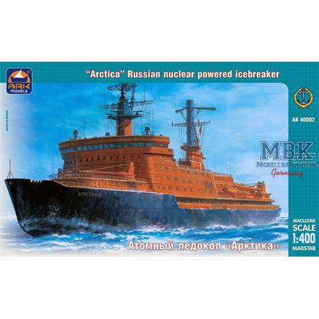 Rus. Nuclear Powered Icebreaker Arctica 1:400