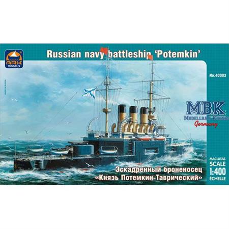 Russian navy battleship 'Potemkin' 1:400