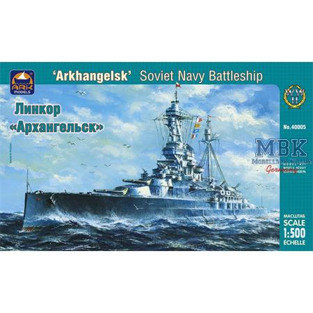 Russian navy battleship "Arkhangelsk" 1:500