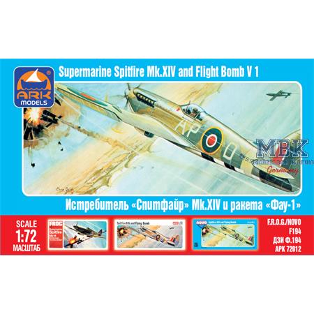 Supermarine "Spitfire" Mk.XIV and Flying Bomb V1