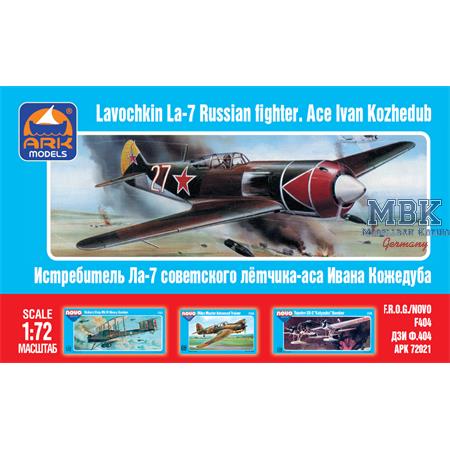Lavochkin La-7 Russian fighter. Ace Ivan Kozhedub