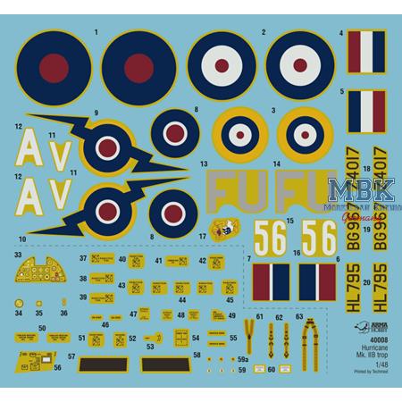 Hawker Hurricane Mk IIb Trop 1/48