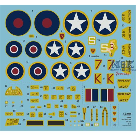 Hawker Sea Hurricane Mk IIc  1/48