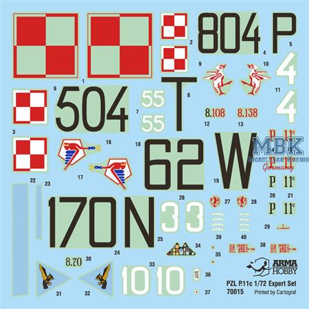 PZL P.11c  Expert Set