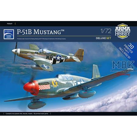 North-American P-51 B Mustang - Deluxe Set 1/72