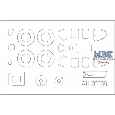 North-American P-51 B Mustang - Deluxe Set 1/72