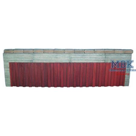 Spundwand Beton gerade/ sheet pile straight