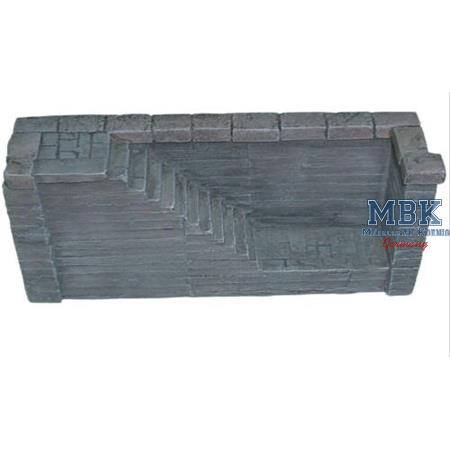 Kaimauer Beton Treppe / Quay wall + stairs