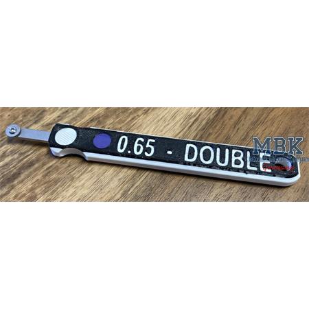Riveter 0.65 mm DOUBLE recommended for 1/48 scale