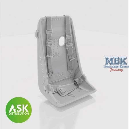 Messerschm. P.1101 Seat (Me 163 type) w/Seat belts