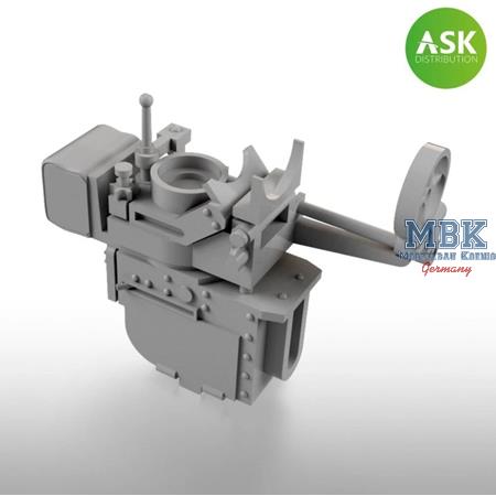 Type 98 gun sights Japan WWII, 3 pcs. in diff.pos.