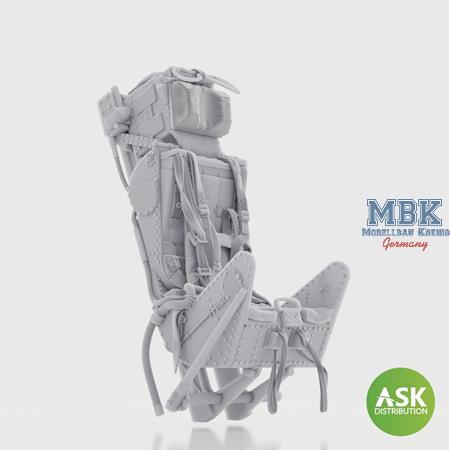 Ejection Seat-M.B Mk.2E w/seat belts, w/survival