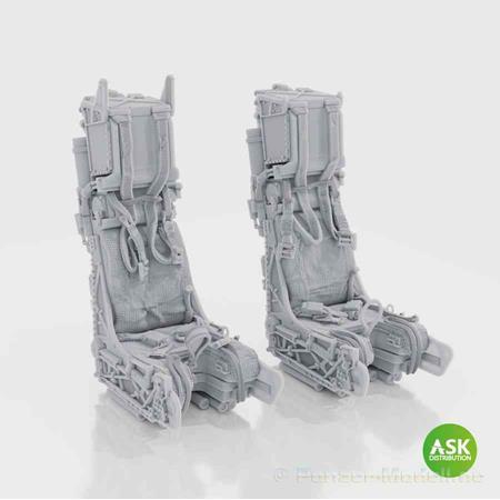SJU-17 Ejection Seats for F-14D with seat belts