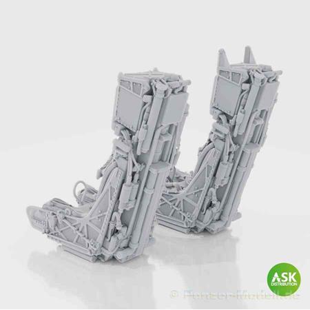 SJU-17 Ejection Seats for F-14D with seat belts