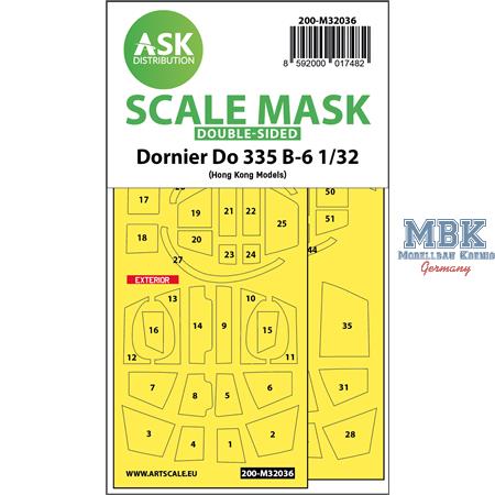 Dornier Do 335B-6 double-sided mask for HK Models