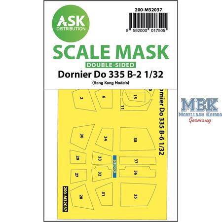 Dornier Do 335B-2 double-sided mask for HK Models