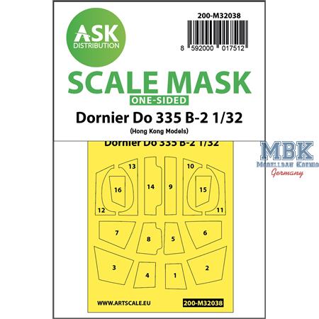 Dornier Do 335B-2 one-sided mask for HK Models