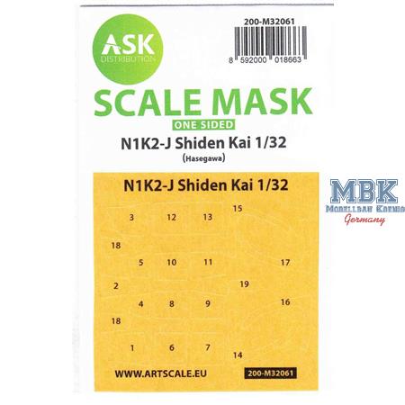 N1K2-J Shiden Kai one-sided express painting masks