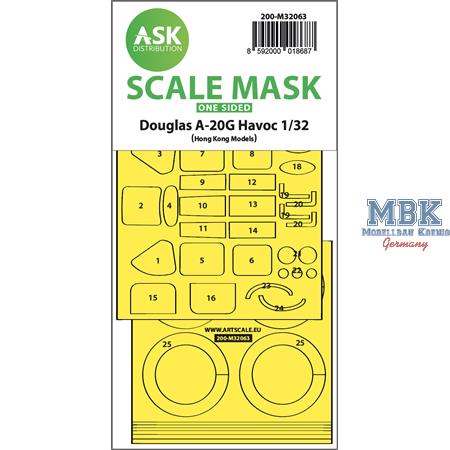A-20G Havoc one-sided express self adhesive masks