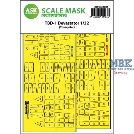 TBD-1 Devastator double-sid.expr.fit mask (Trump.)