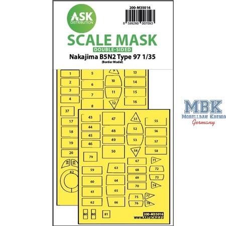 Nakajima B5N2 Type 97 double-sided expr.fit mask