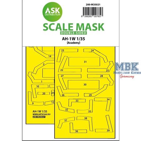 AH-1W double-sided expr.fit paint.mask for Academy