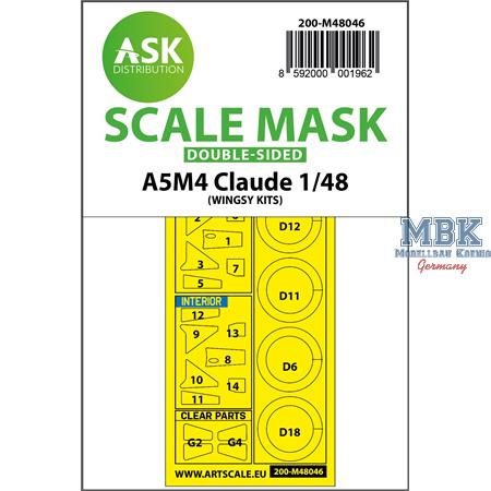 A5M4 Claude double-sided painting mask for Wingsy