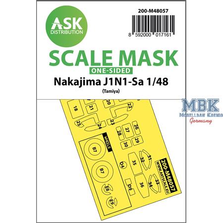 Nakajima J1N1-Sa one-sided express mask for Tamiya
