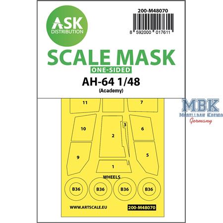 AH-64 one-sided mask for Academy