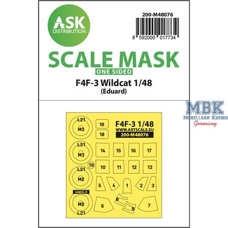 F4F-3 Wildcat  one-sided express mask for Eduard